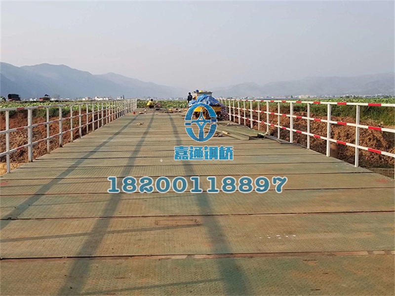 云南红河州弥蒙铁路竹园界51米长、6米宽钢桥 (3)